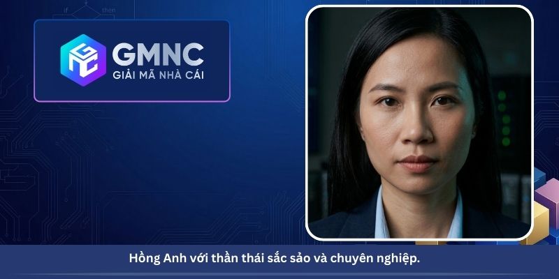 Hồng Anh với thần thái sắc sảo và chuyên nghiệp